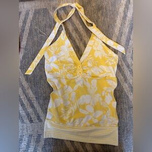 Vintage dynamite halter neck top